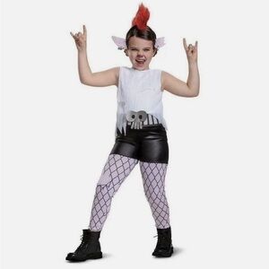 Trolls 2 World Tour Barb Deluxe Child Halloween Costume Medium 7-8